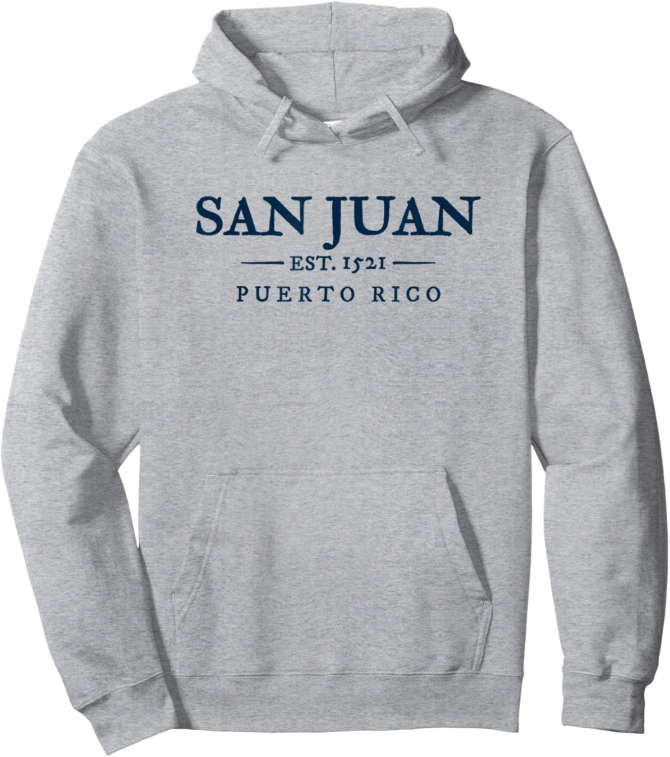 San Juan Puerto Rico Retro Throwback Vacation Souvenir Hoodie - Hoodie | Ash