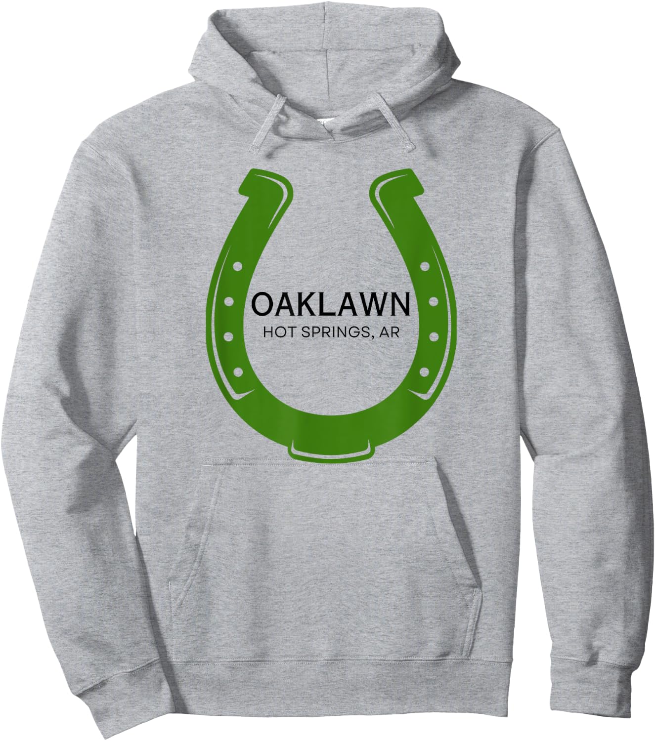 Oaklawn Racing Horse Race Racetrack Horse Racing Course AR Hoodie - Hoodie | Ash