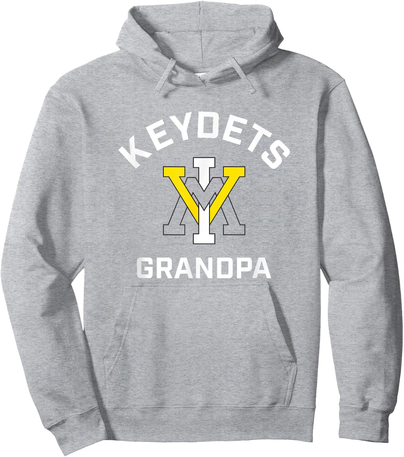 Virginia Military Institute VMI Keydets Arched Grandpa Hoodie - Hoodie | Ash
