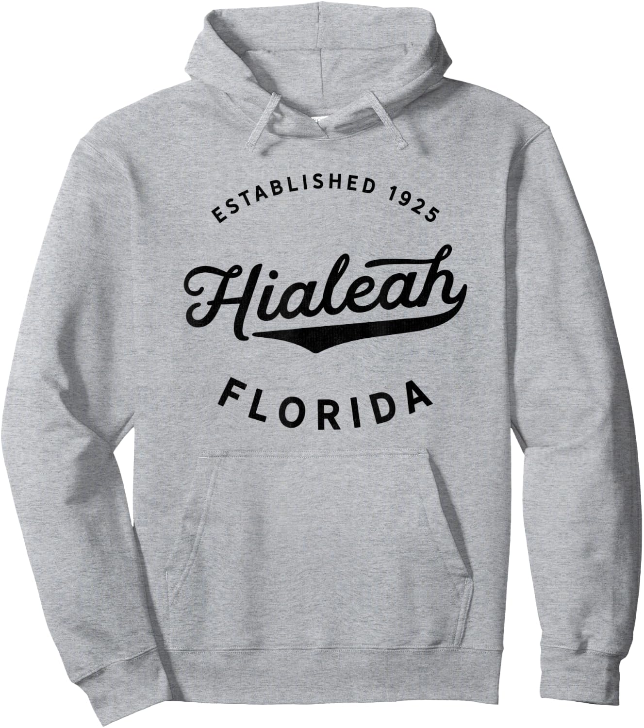 Classic Retro Vintage Hialeah Florida 1925 USA Gift Hoodie - Hoodie | Ash