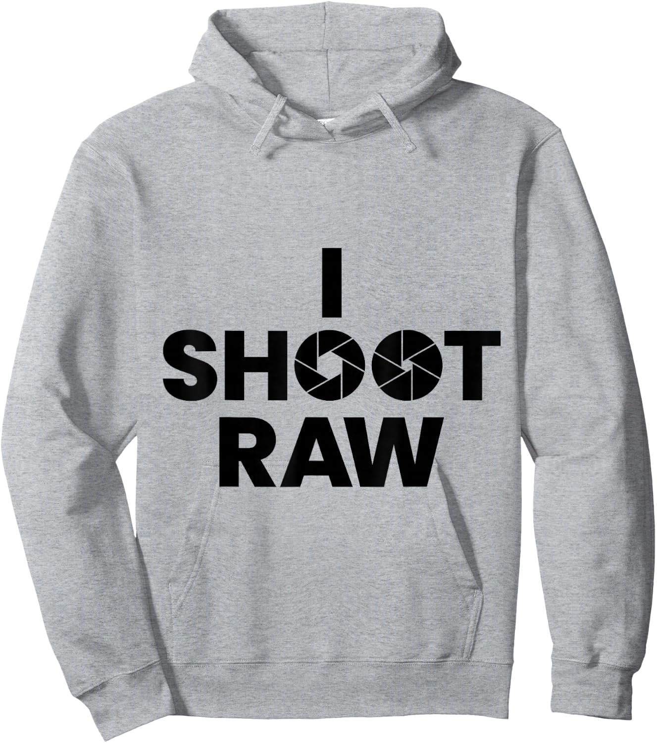 Saying Photographer Saying Gift i Shoot Raw Hoodie - Hoodie | Ash
