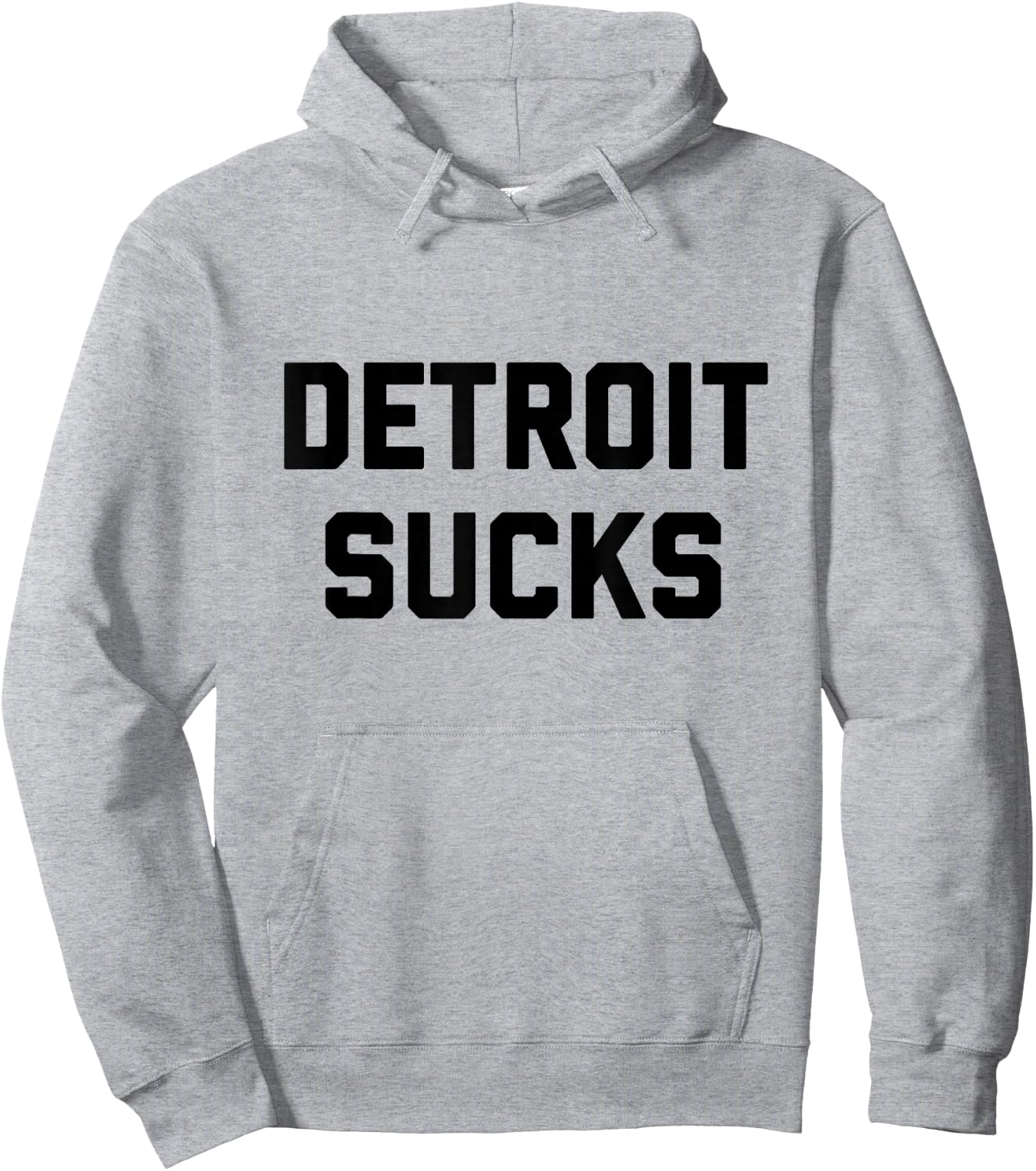 Funny Detroit Shirt | Detroit Sucks Hoodie - Hoodie | Ash