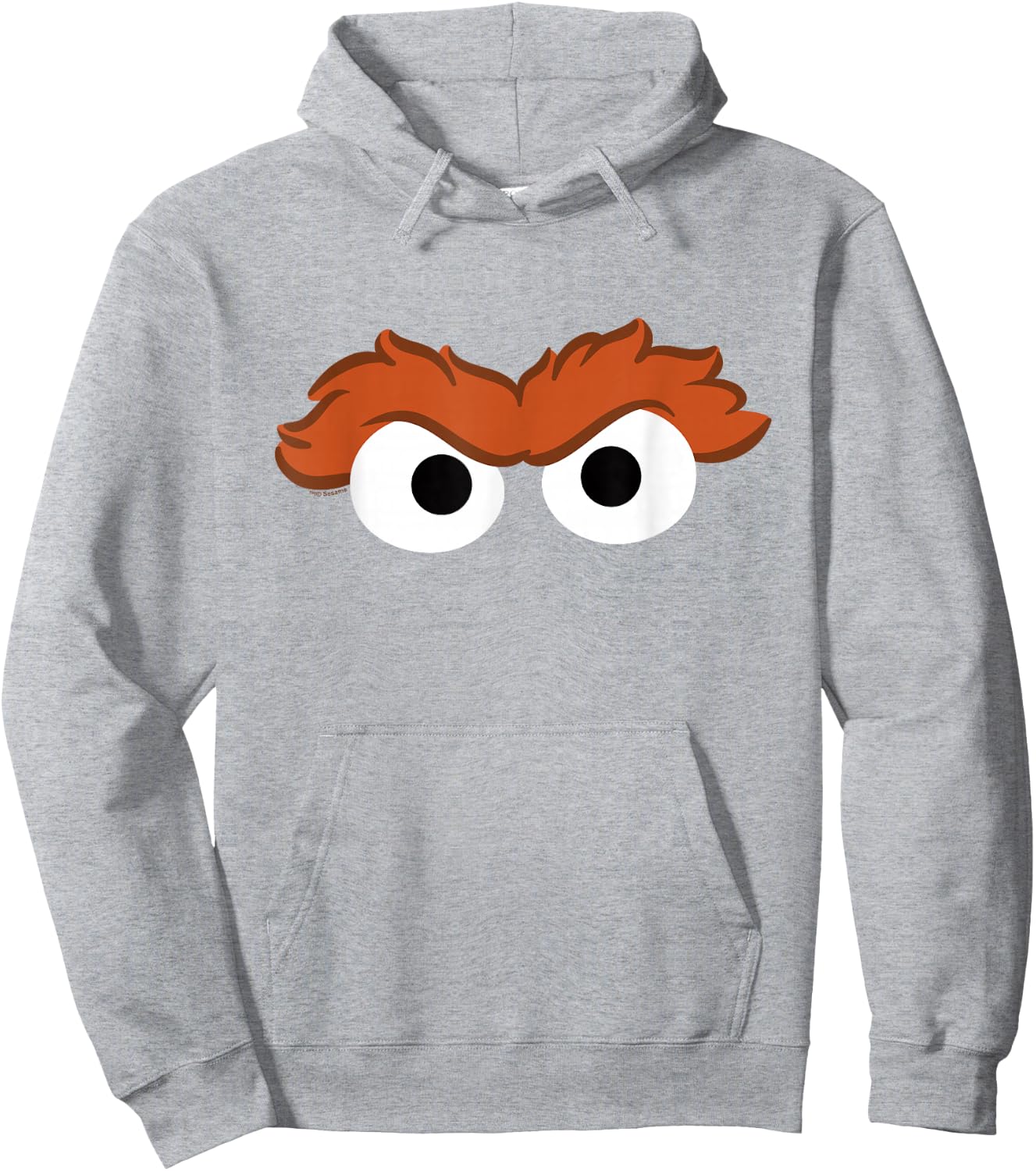 Sesame Street Oscar The Grouch Eyes Halloween Costume Hoodie - Hoodie | Ash