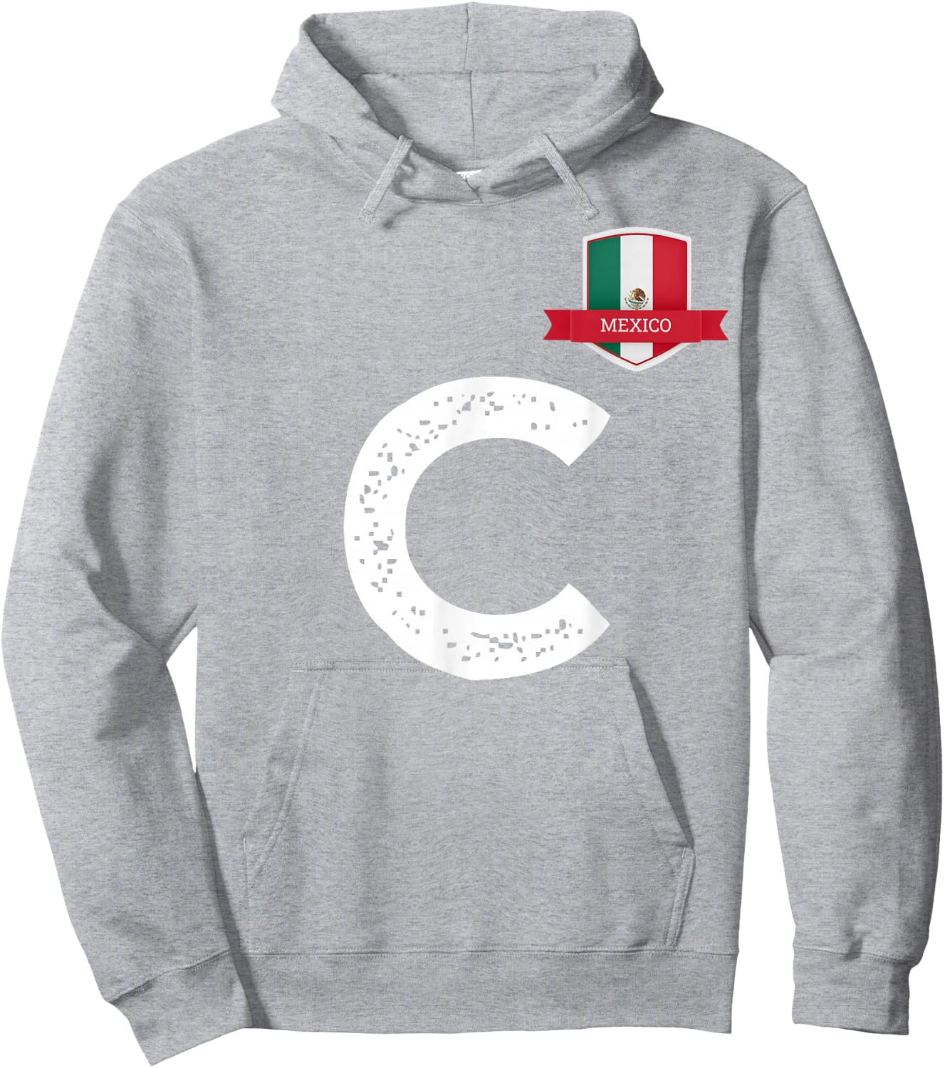 Mexico Flag C Mexican Mexico Hoodie - Hoodie | Ash