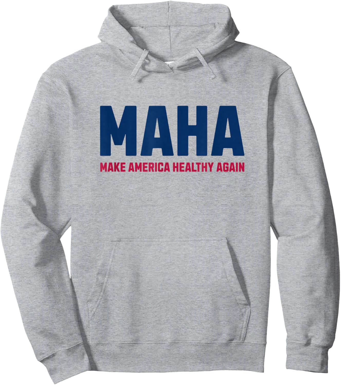 MAHA - Make America Healthy Again Hoodie - Hoodie | Ash