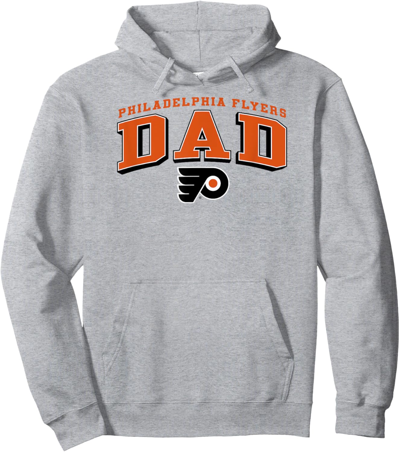 Philadelphia Flyers Dad Arch Gray NHL Officially Licensed Hoodie - Hoodie | Ash
