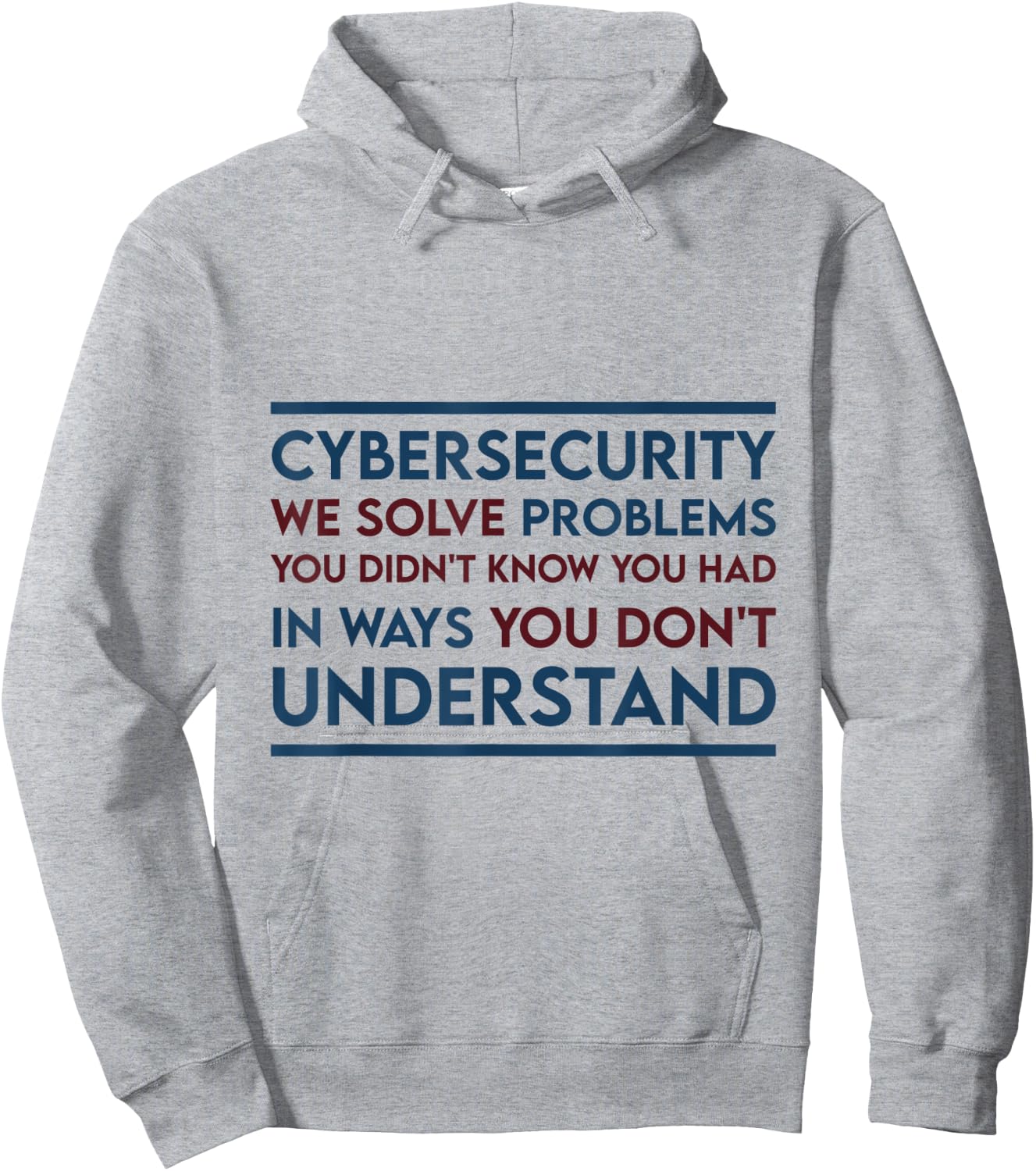Funny meme expert cyber security Cybersecurity We Solve Hoodie - Hoodie | Ash