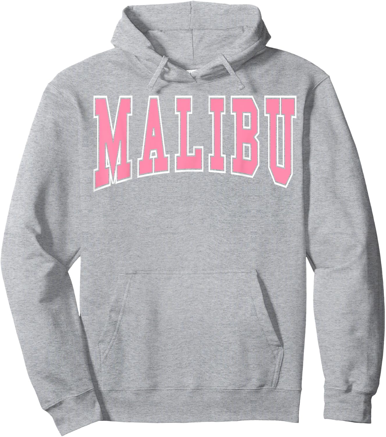 Preppy Varsity Pink Malibu California Teen Girls Hoodie - Hoodie | Ash