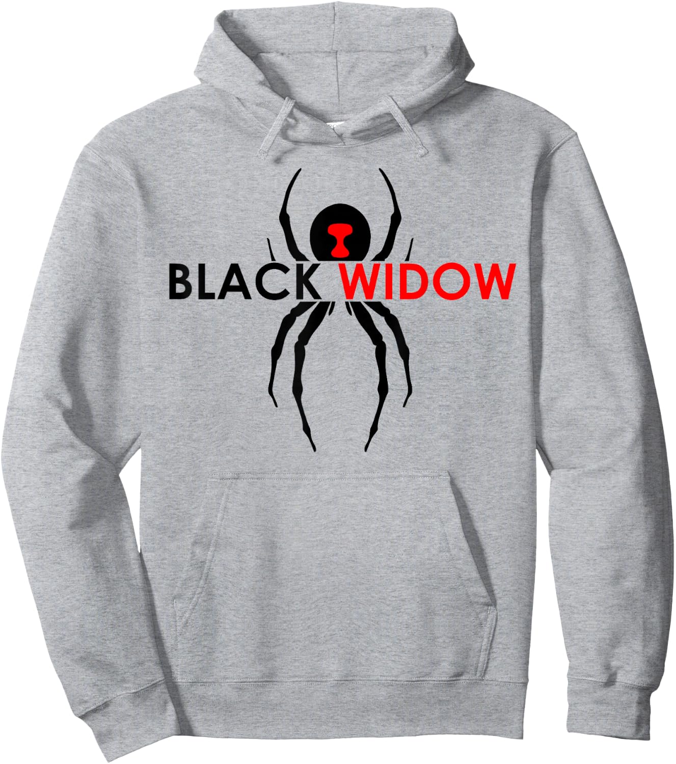 Black Widow Spider Gift Hoodie - Hoodie | Ash