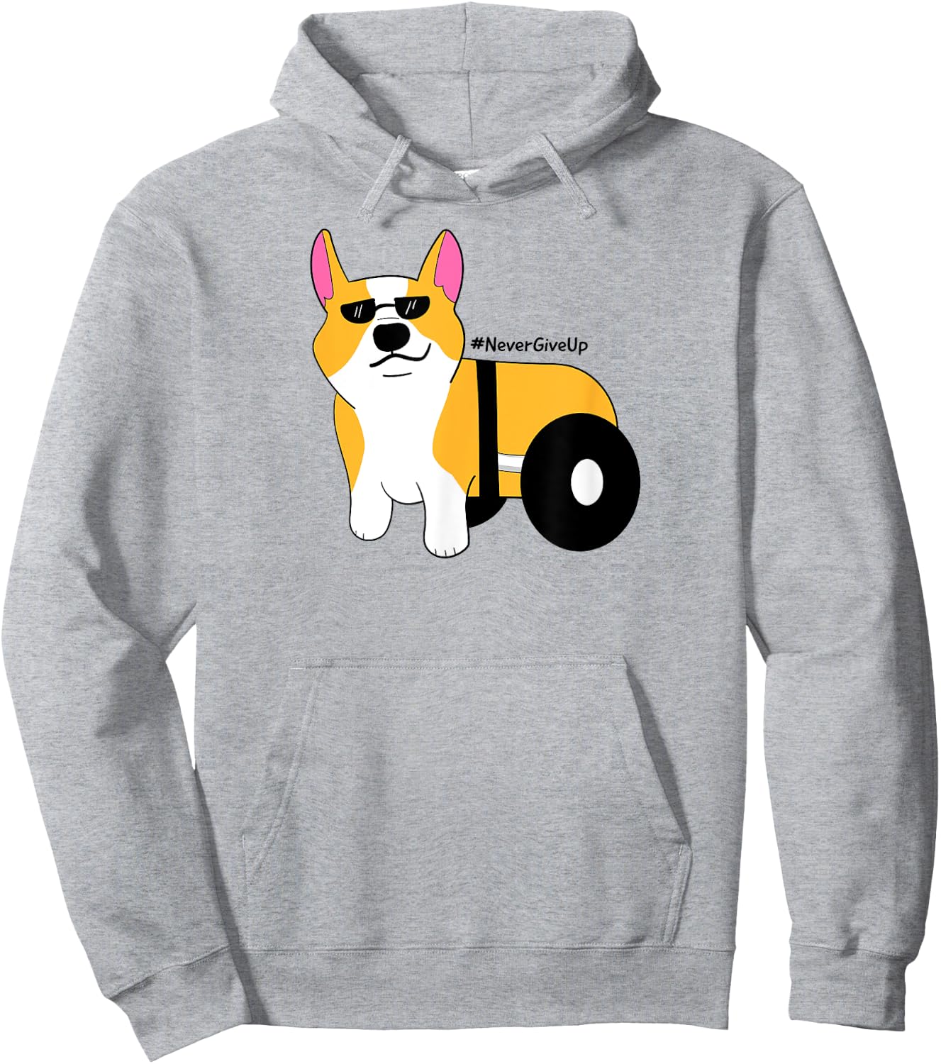 Corgi Hoodie - Hoodie | Ash