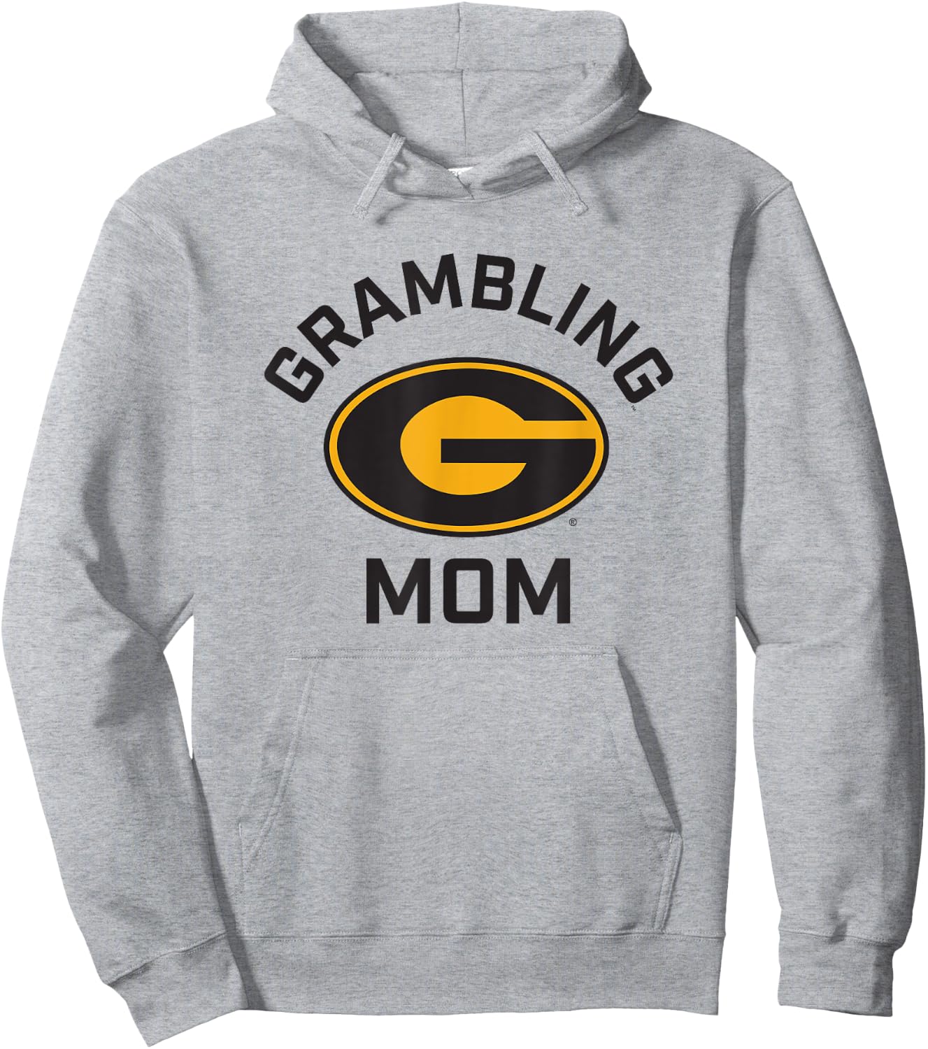 Grambling State University GSU Tigers Arched Mom Hoodie - Hoodie | Ash