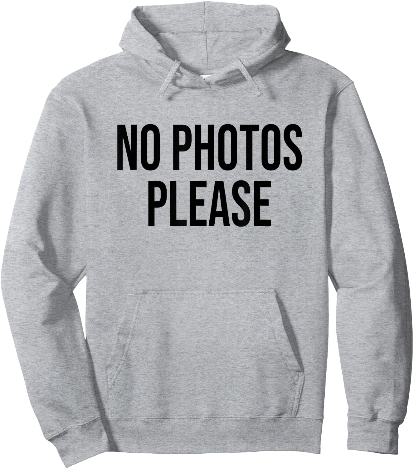 No Photos Please Hoodie - Hoodie | Ash