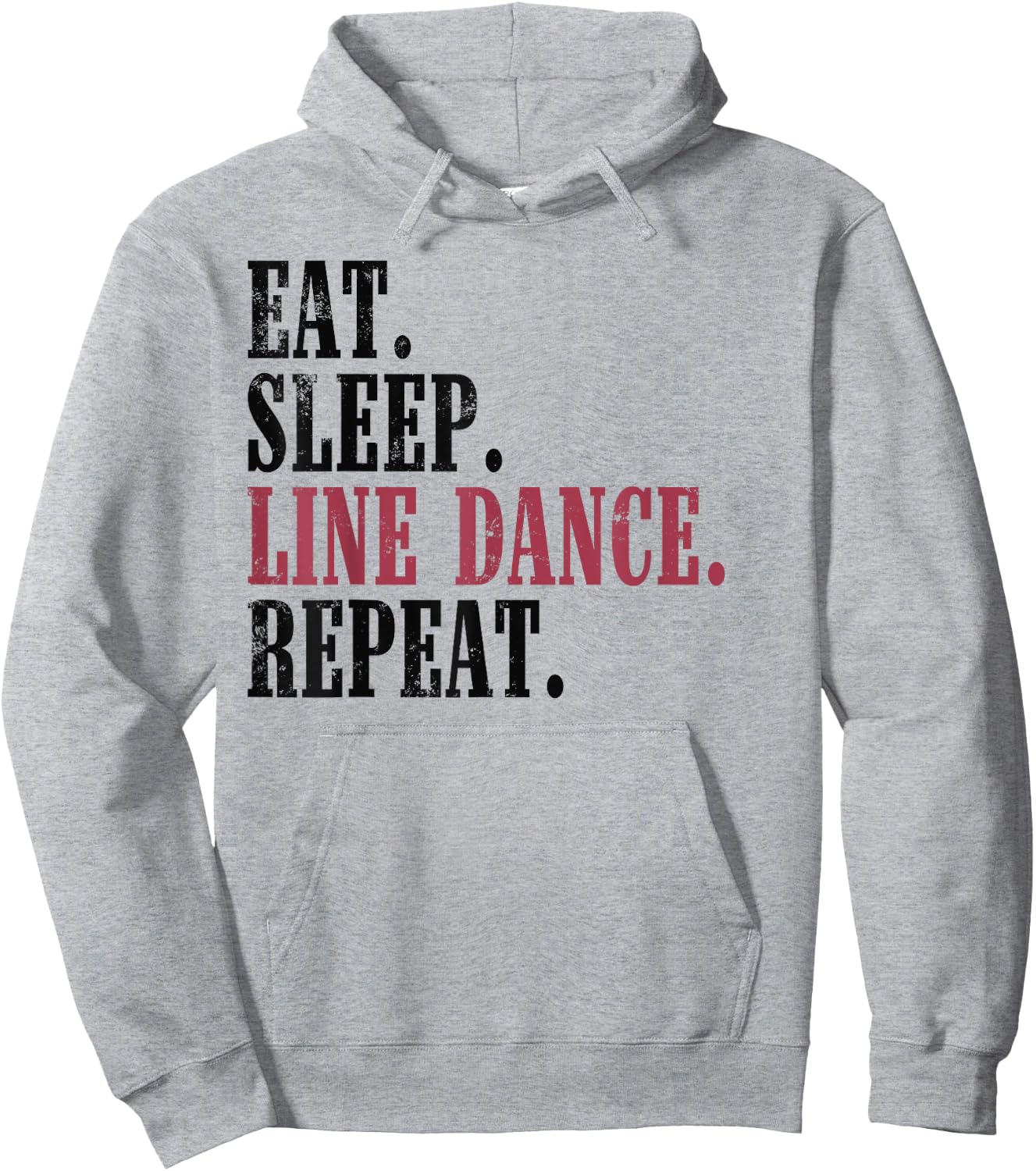 Eat Sleep Line Dance Repeat Shirt Funny Western Dance Hoodie - Hoodie | Ash
