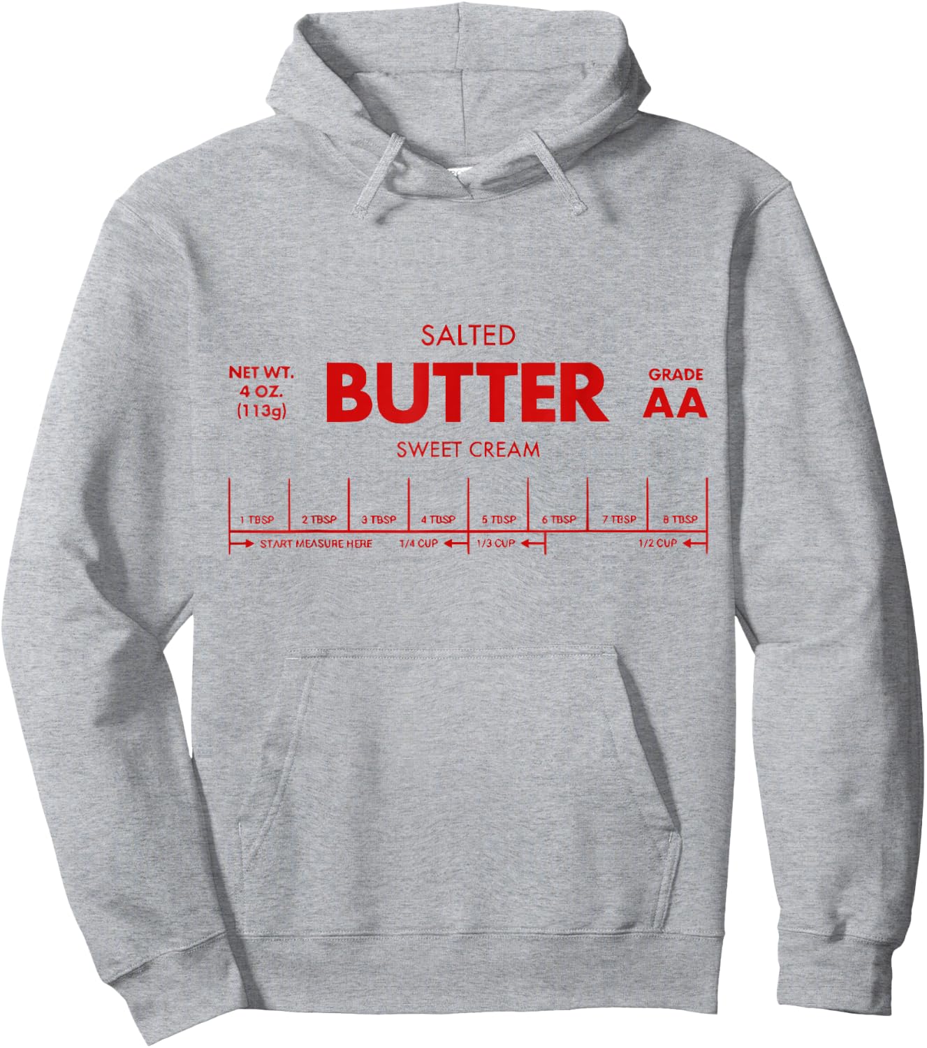 Butter Stick - Funny Salted Butter Baking Gifts Hoodie - Hoodie | Ash
