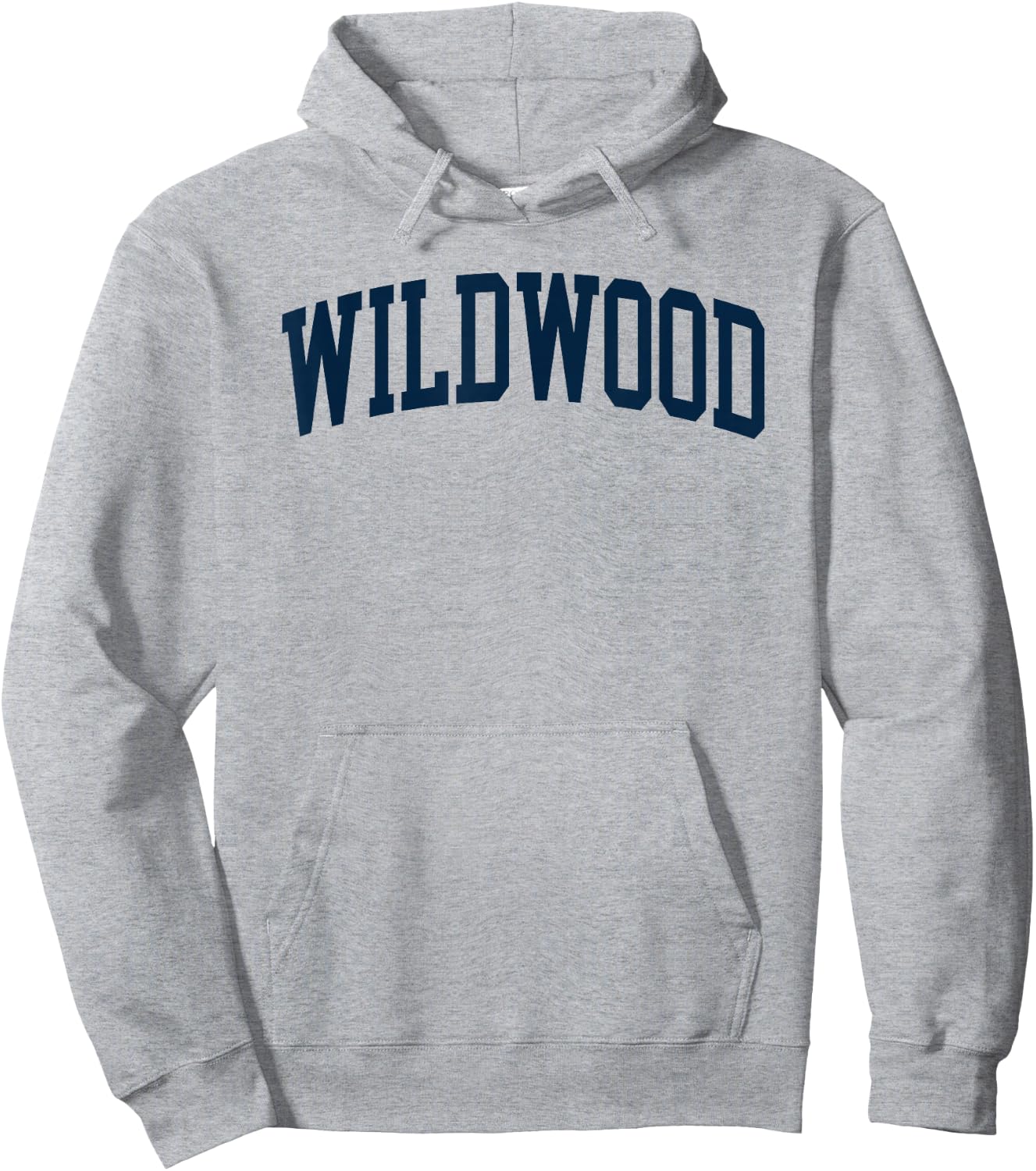 Wildwood New Jersey NJ Retro Preppy Throwback Hoodie - Hoodie | Ash