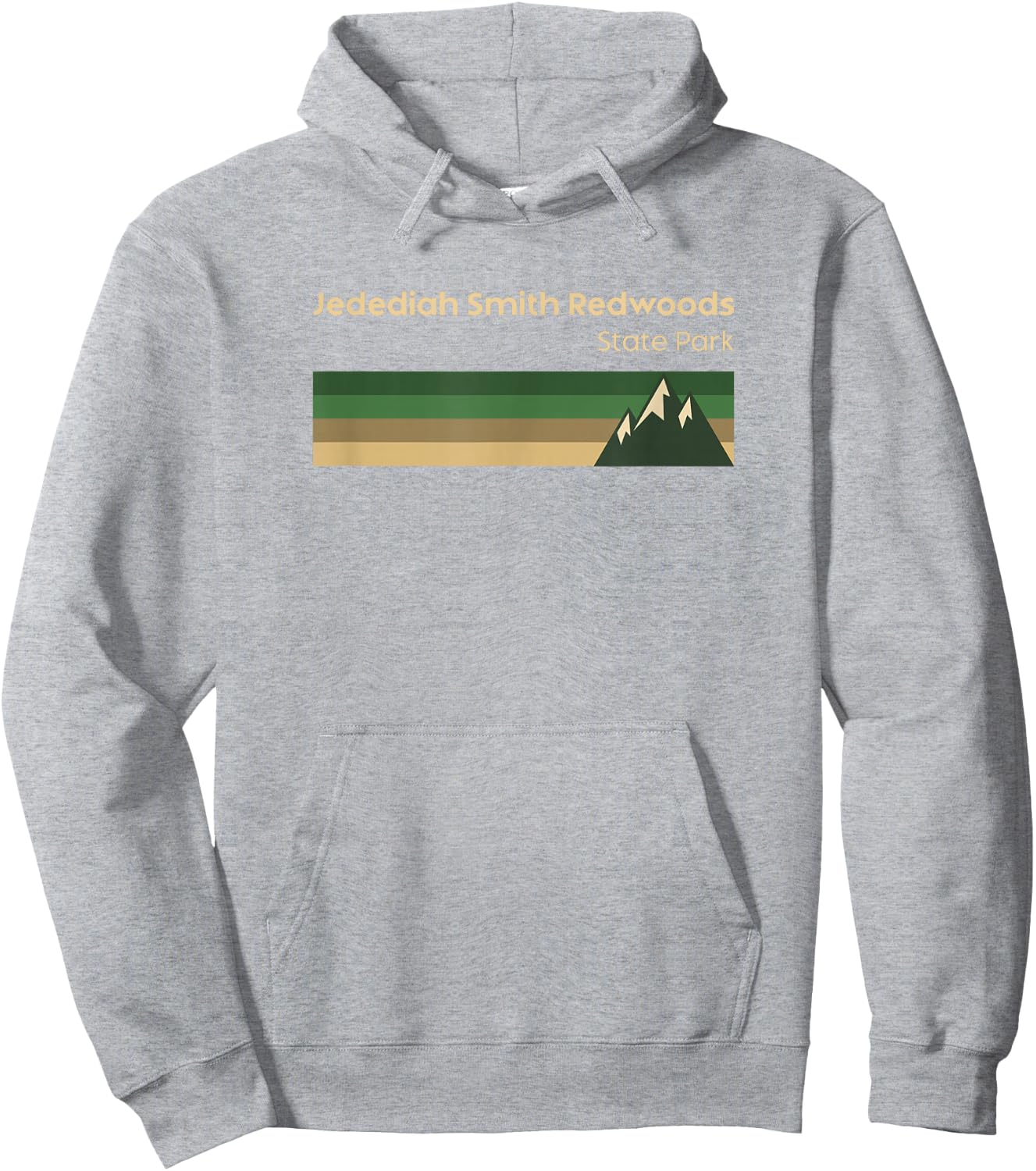 Jedediah Smith Redwoods State Park California Vintage Hoodie - Hoodie | Ash