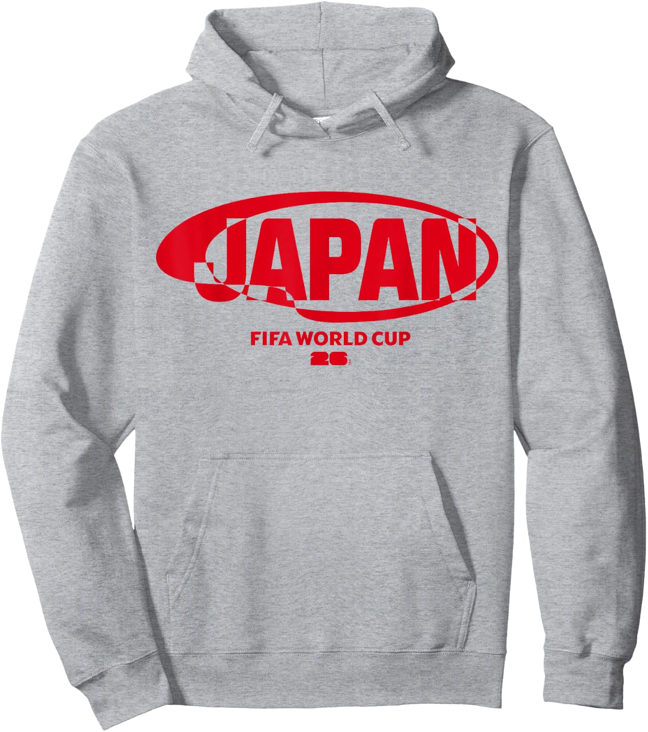 FIFA WORLD CUP26 Qualifier Japan Team Color Hoodie - Hoodie | Ash