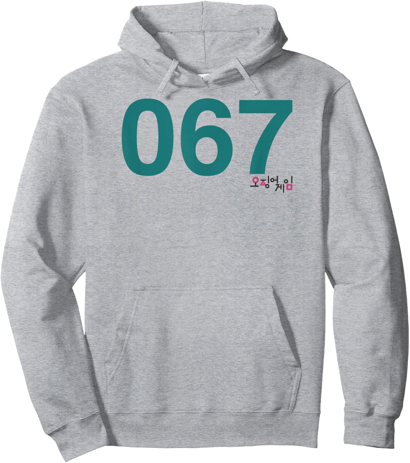 Squid Game Player 067 Costume Hoodie - Hoodie | Ash