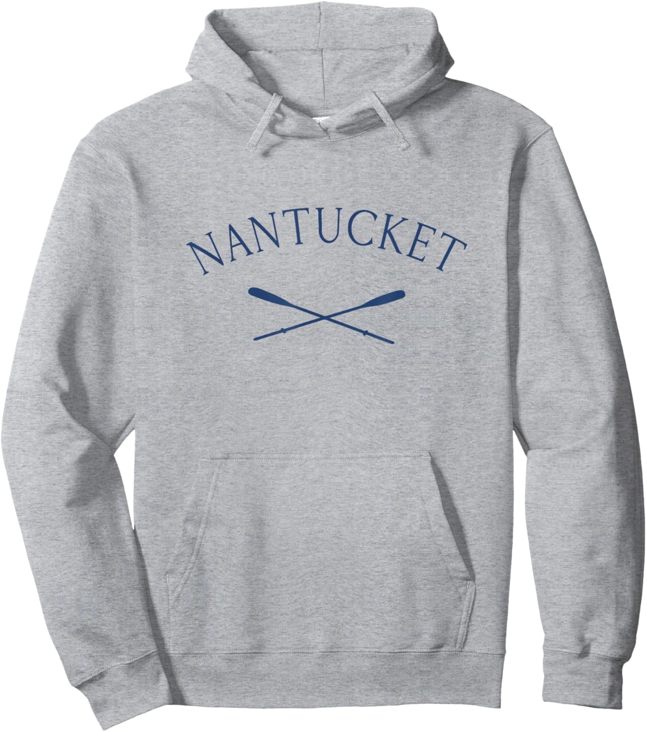 Nantucket Massachusetts Vintage Rowing Hoodie - Hoodie | Ash