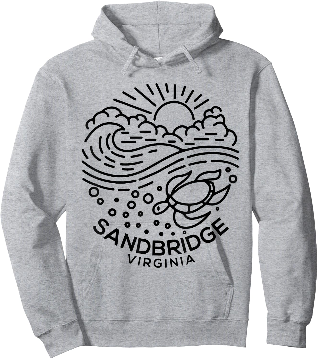 Sandbridge VA Hoodie - Hoodie | Ash