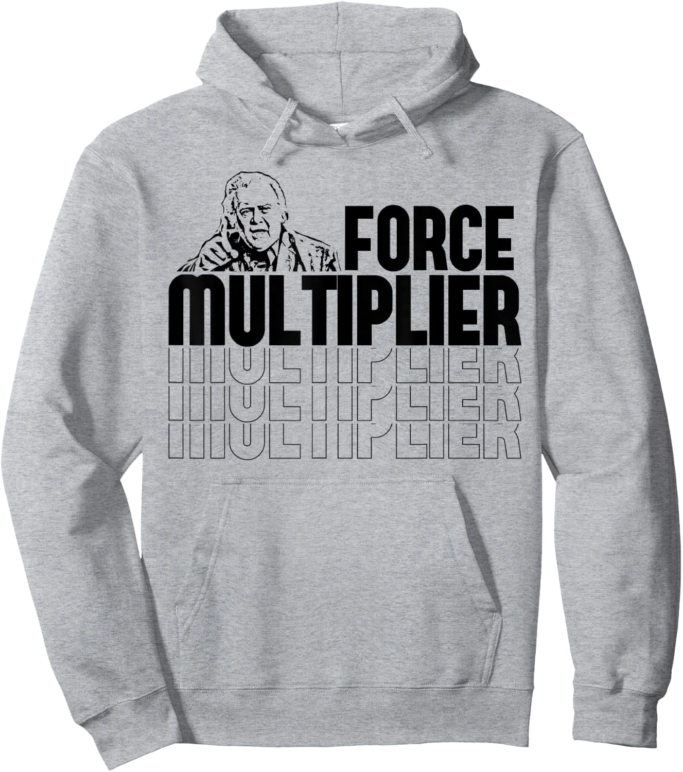 Bannon Force Multiplier Political Gift Hoodie - Hoodie | Ash