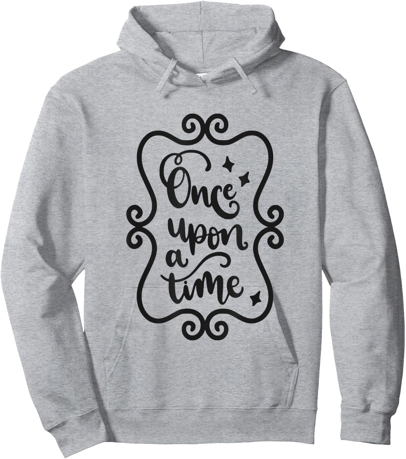 Once Upon A Time Fairytale Book Lover Reading Hoodie - Hoodie | Ash