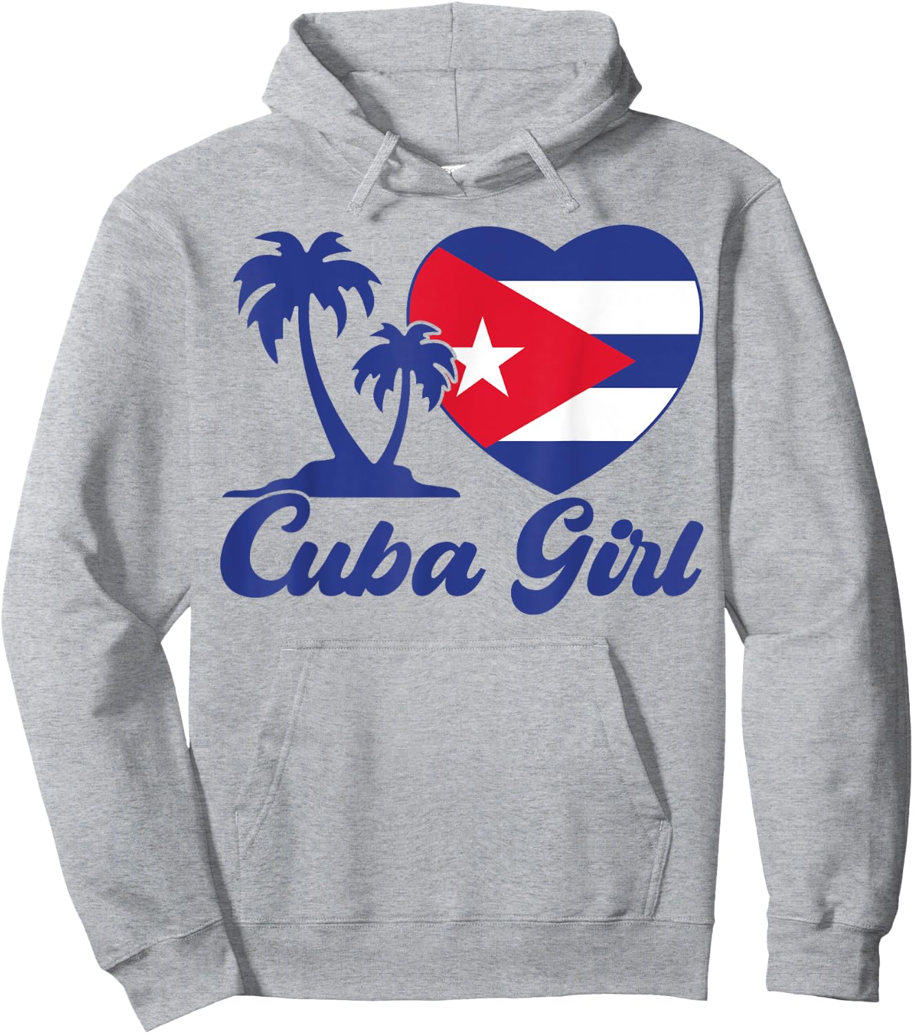Cuba-Shirt Cuban Girl Flag Cubanita Hispanic Heritage Kids Hoodie - Hoodie | Ash