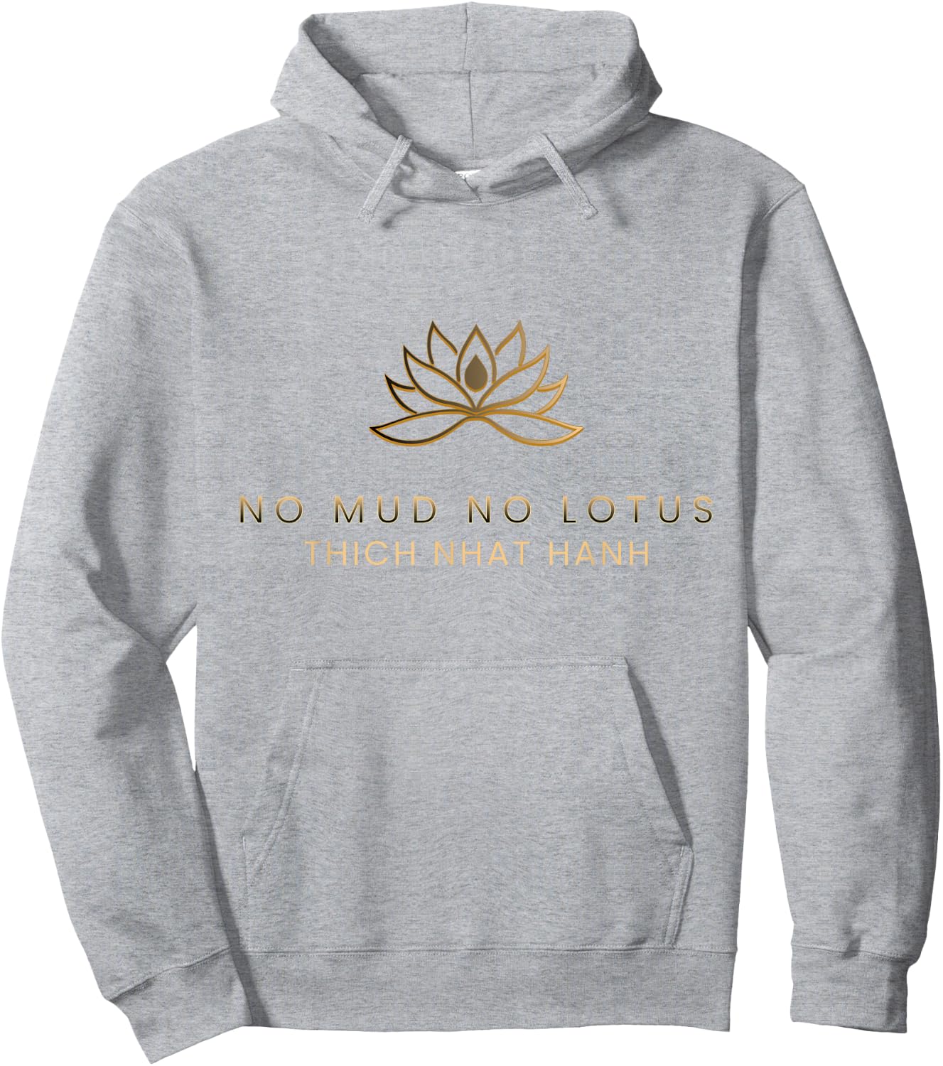 No Mud No Lotus Hoodie - Hoodie | Ash