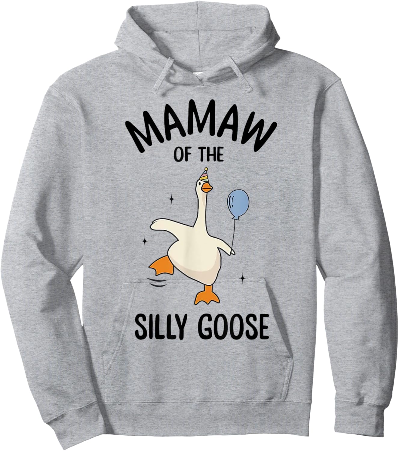 Mamaw Of The Silly Goose First Birthday Family Matching Hoodie - Hoodie | Ash