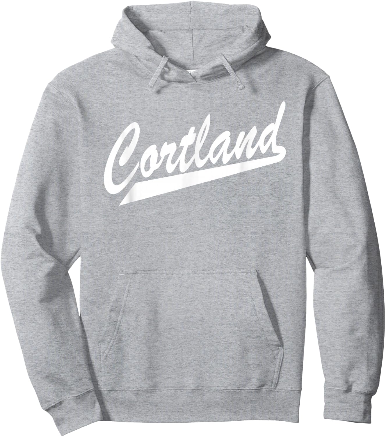 SUNY Cortland Red Dragons Script Hoodie - Hoodie | Ash