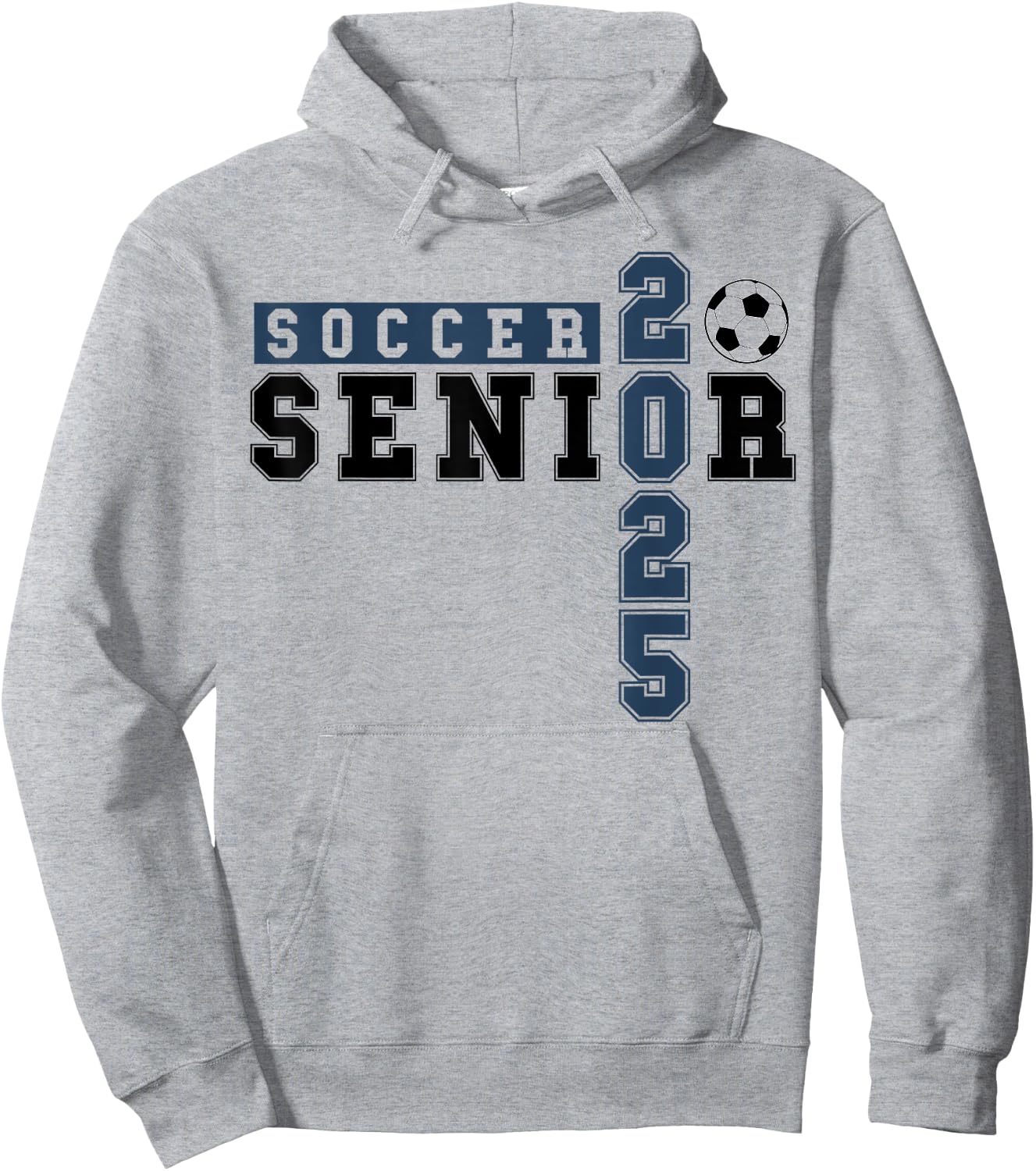 Soccer Senior Night Soccer Senior 2025 Graduation 28 Hoodie - Hoodie | Ash