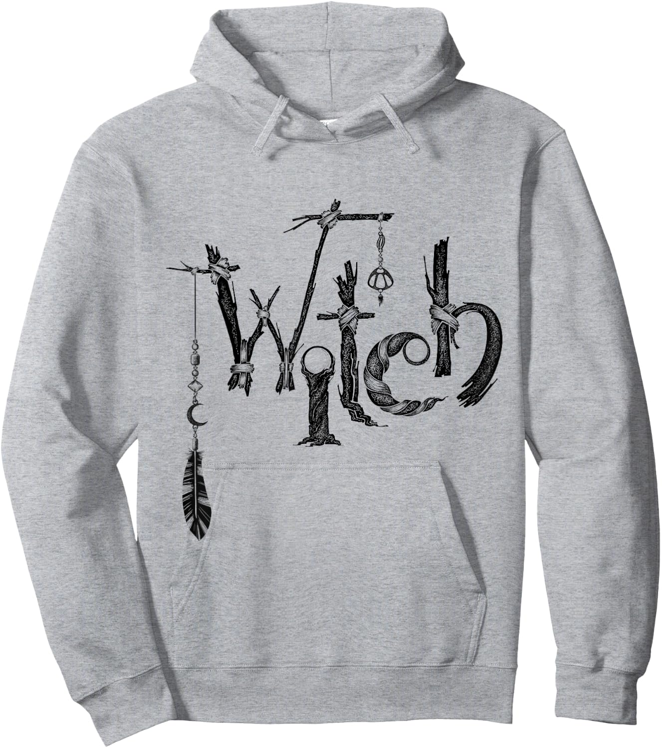 Witchy Occult Wicca Witchcraft Witch Hoodie - Hoodie | Ash