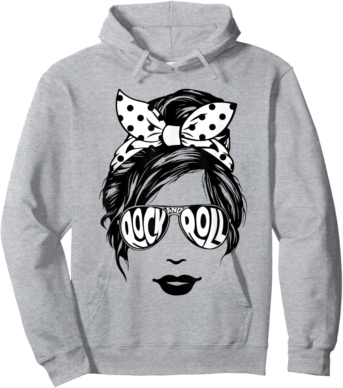 50s Rockabilly Pinup Clothing 1950s Sock Hop Rock and Roll Hoodie - Hoodie | Ash