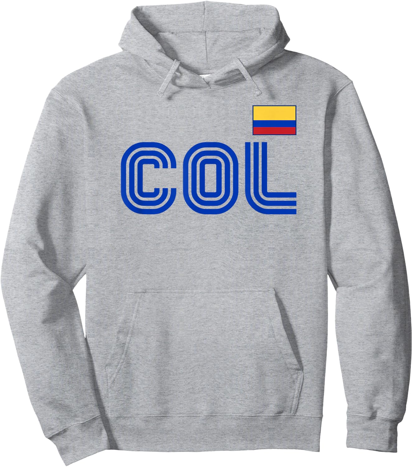 Colombia Flag Retro International Country Colombian Pride Hoodie - Hoodie | Ash