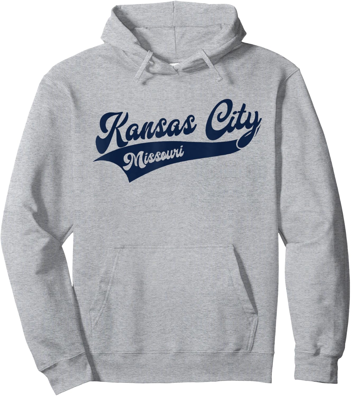 Kansas City - Missouri - Retro / Throwback Design - Classic Hoodie - Hoodie | Ash