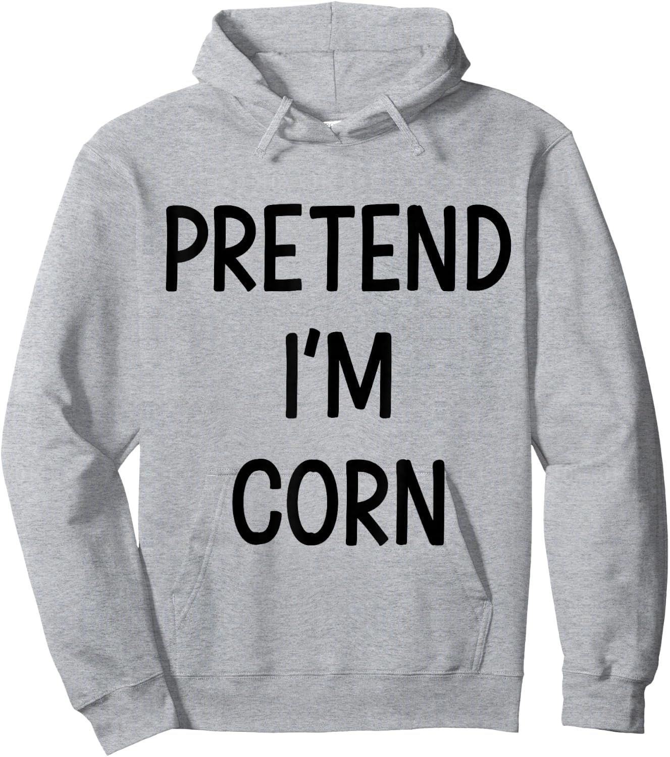 Pretend Im corn easy lazy DIY costume for halloween party Hoodie - Hoodie | Ash