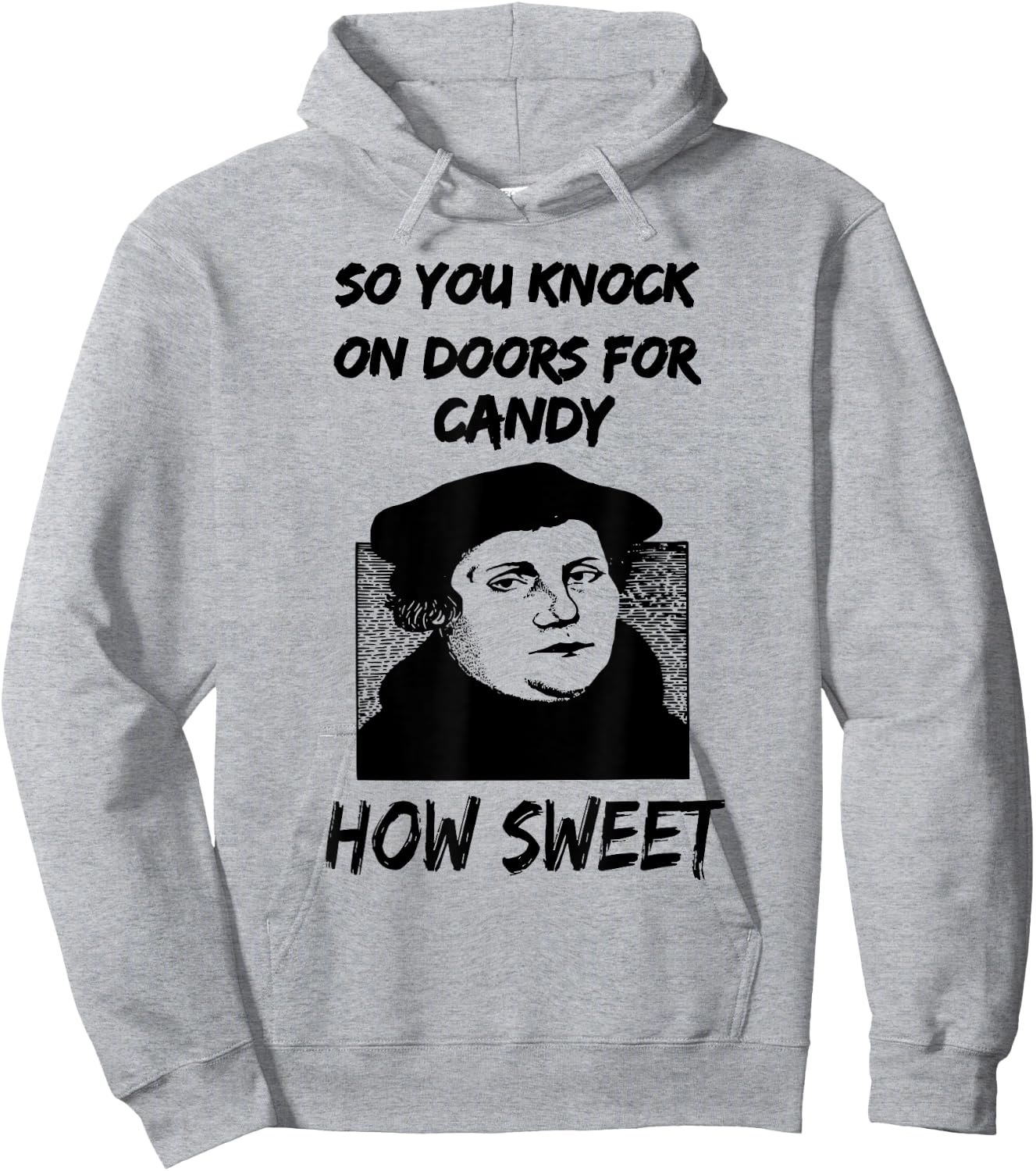 Martin Luther Reformation Day Hoodie - Hoodie | Ash