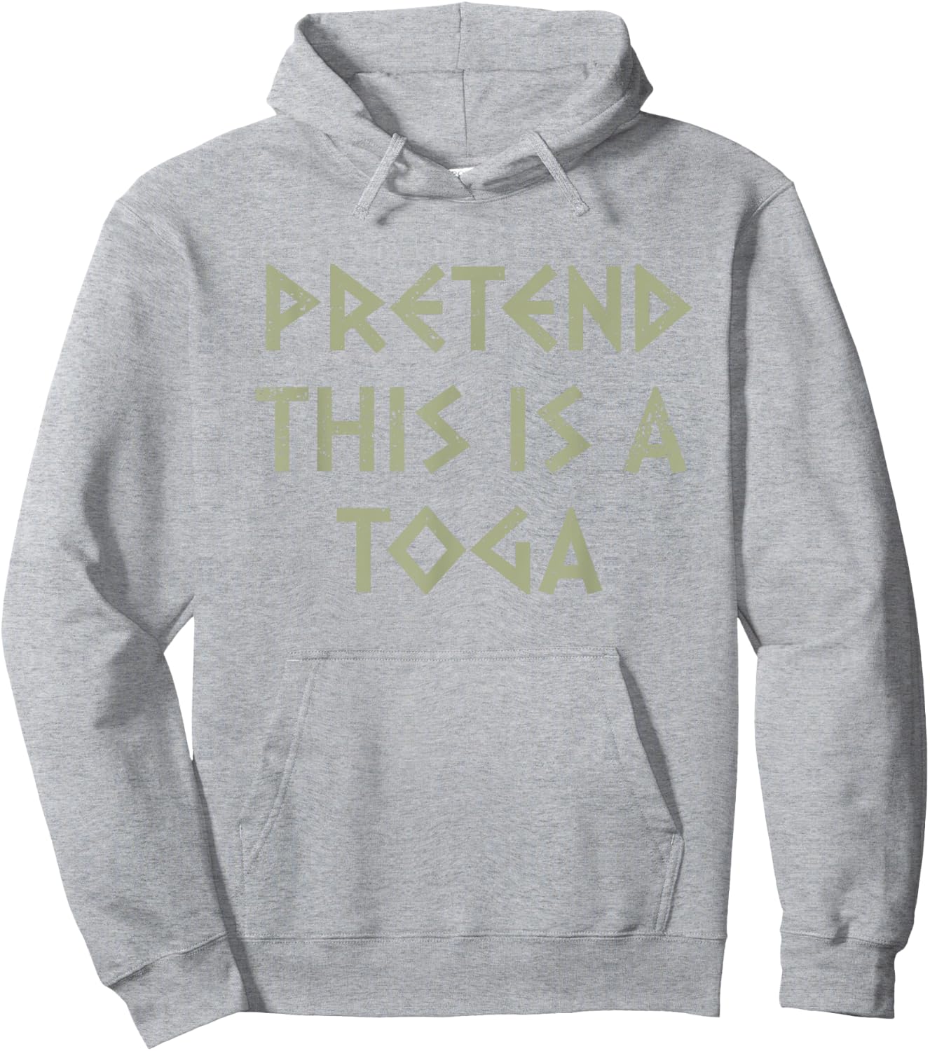 Pretend This Is A Toga Party Funny Greek Party Costume Hoodie - Hoodie | Ash