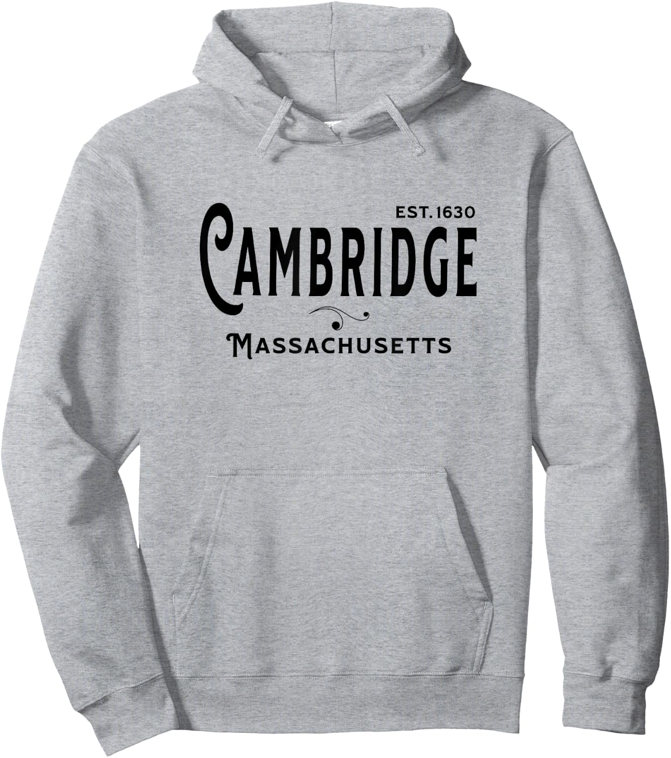 Vintage Merch MA Souvenir Visit Cambridge Massachusetts Hoodie - Hoodie | Ash