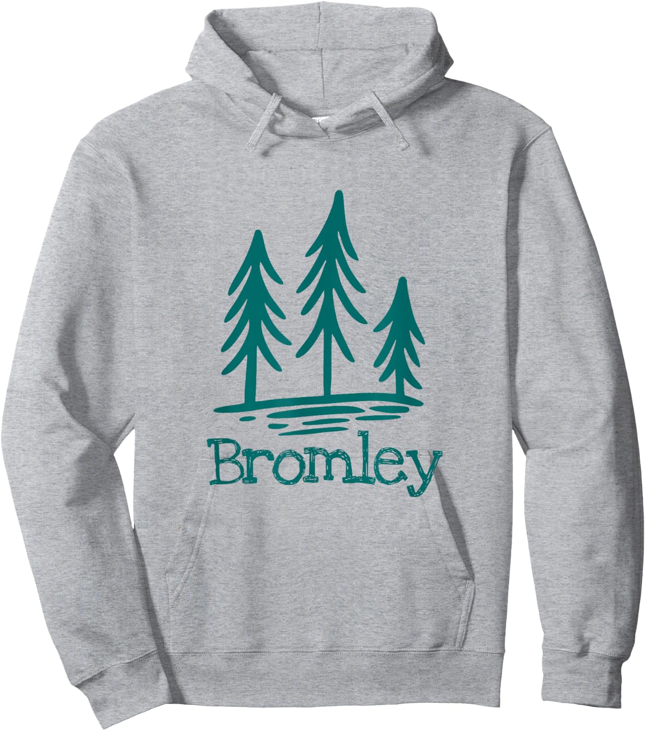 Bromley Mountain Vermont Rustic Trees Woods Forest Camping Hoodie - Hoodie | Ash