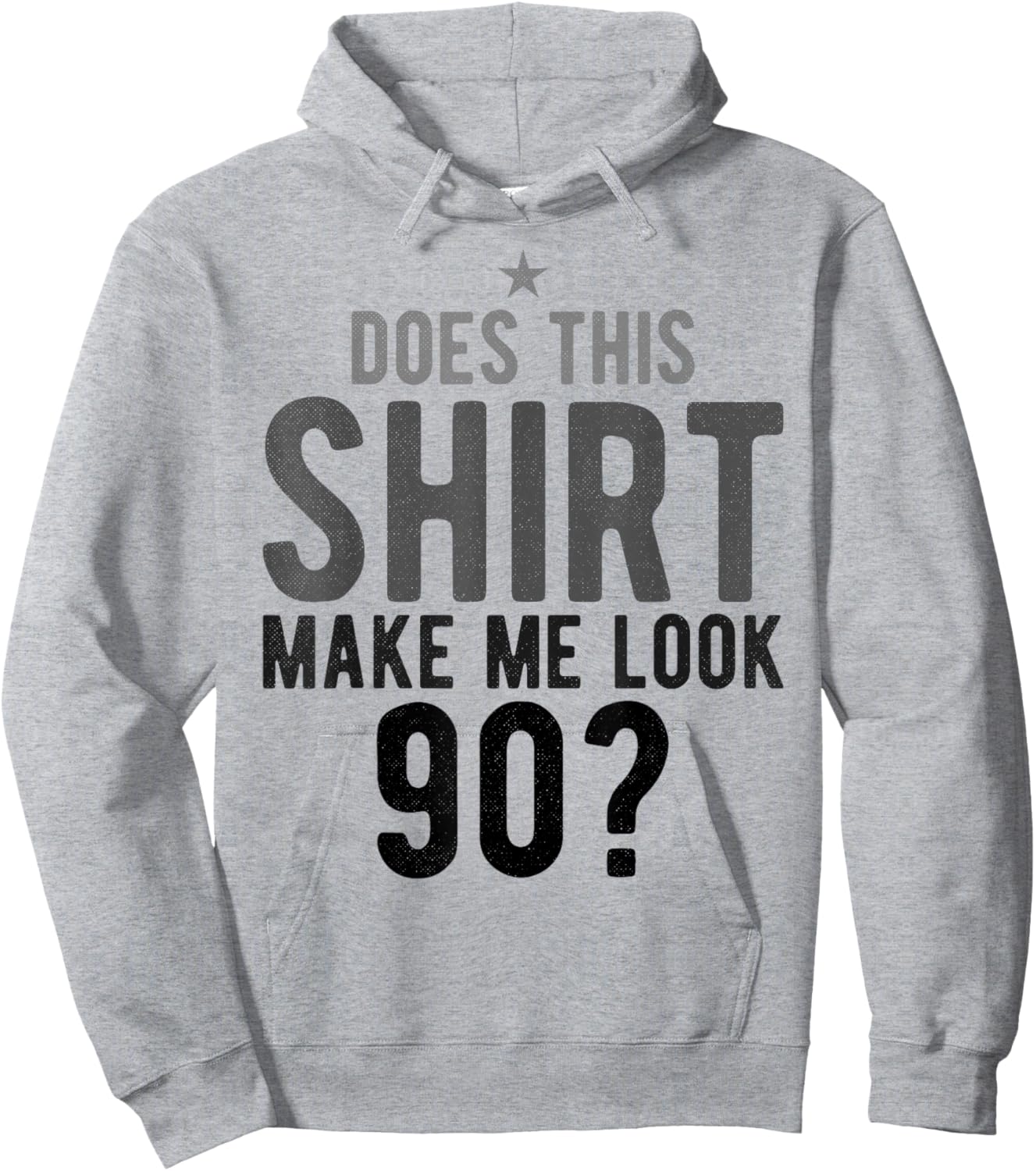 90 Year Old Men Woman Retro Funny 90th Birthday Hoodie - Hoodie | Ash