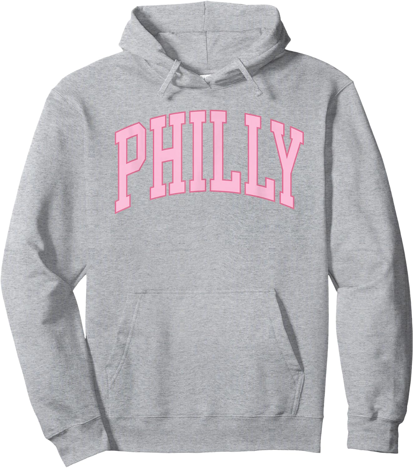 Philly Pink Retro Preppy throwback Philadelphia girls Hoodie - Hoodie | Ash