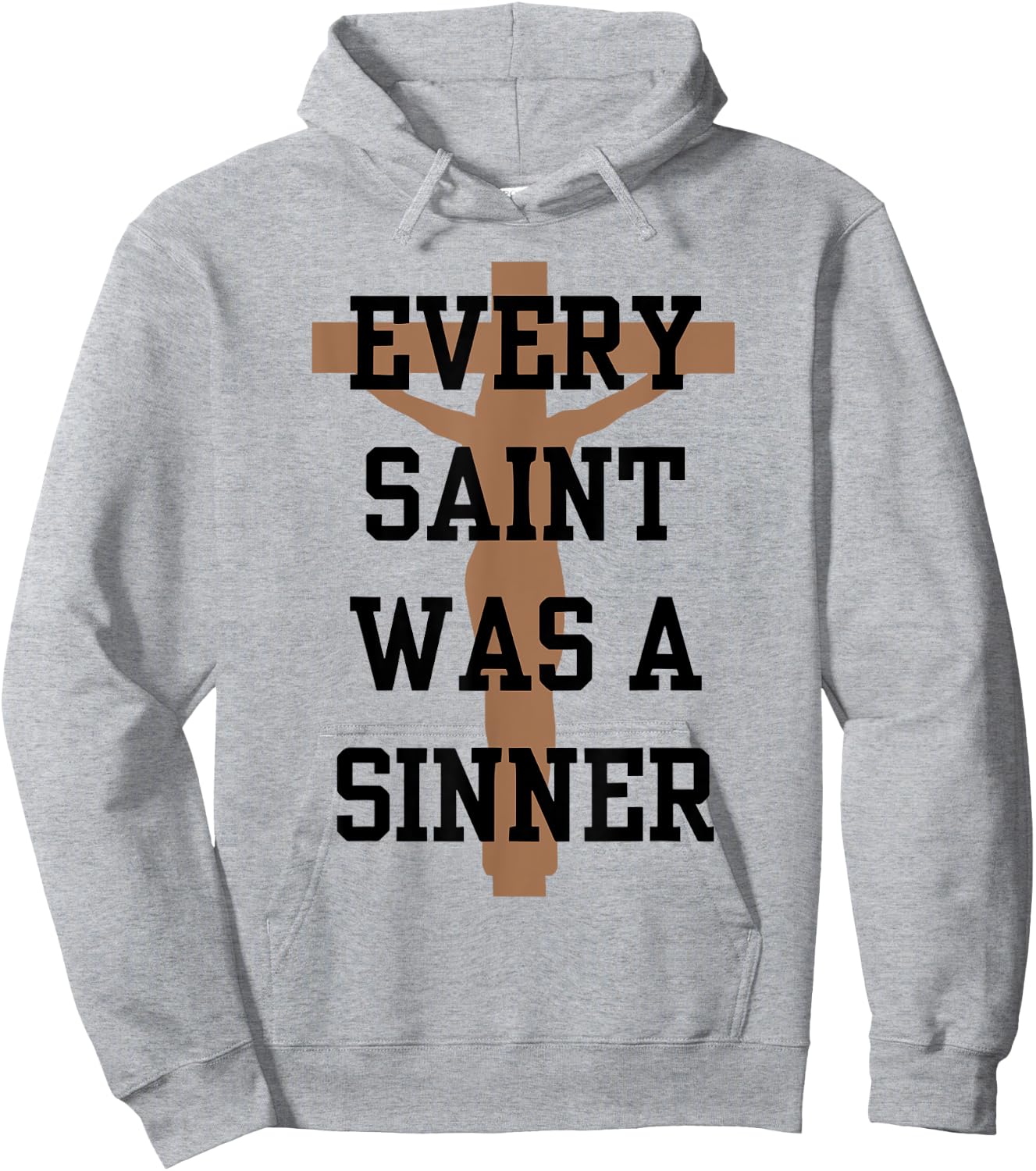 Every Saint Was A Sinner Hoodie - Hoodie | Ash