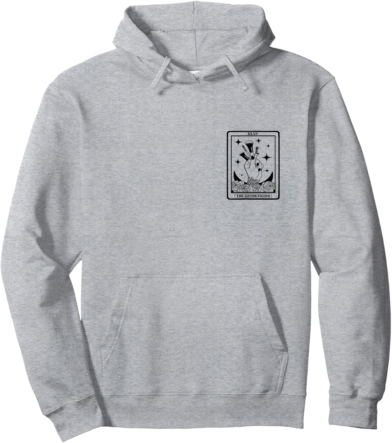 The Esthetician Tarot Card The Esthetician Hoodie - Hoodie | Ash