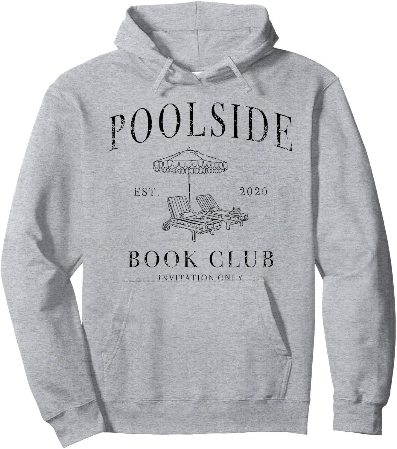 Poolside Book Club Hoodie - Hoodie | Ash