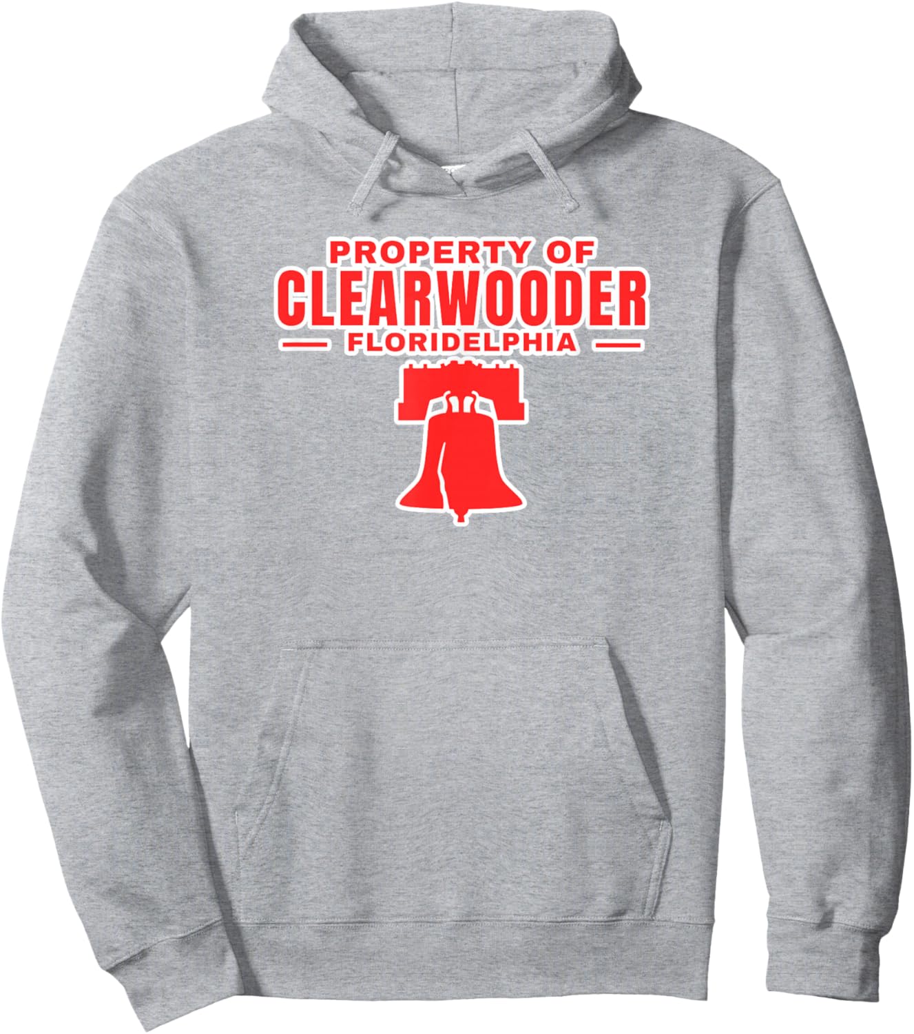 Clearwooder Funny Philadelphia Slang Clearwater FL Philly Hoodie - Hoodie | Ash