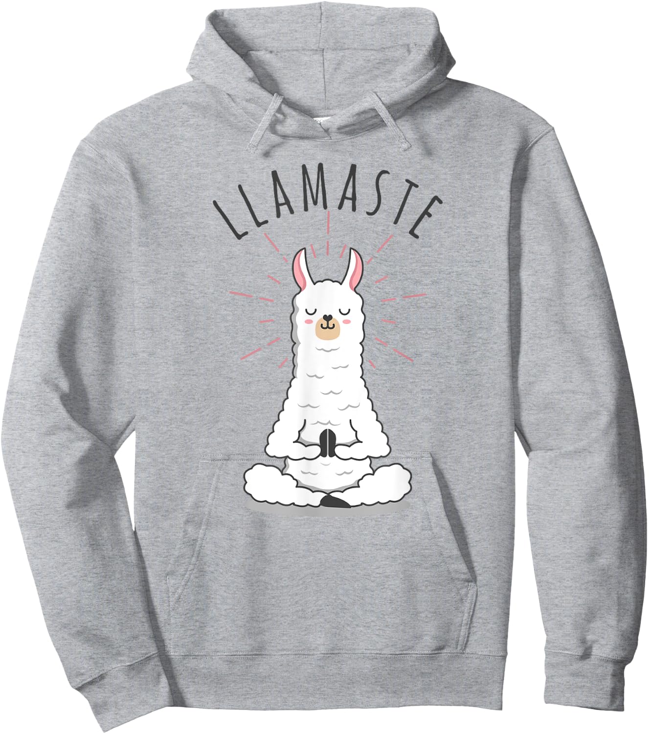 Llamaste Llama Yoga Yogi Cute Love Hoodie - Hoodie | Ash