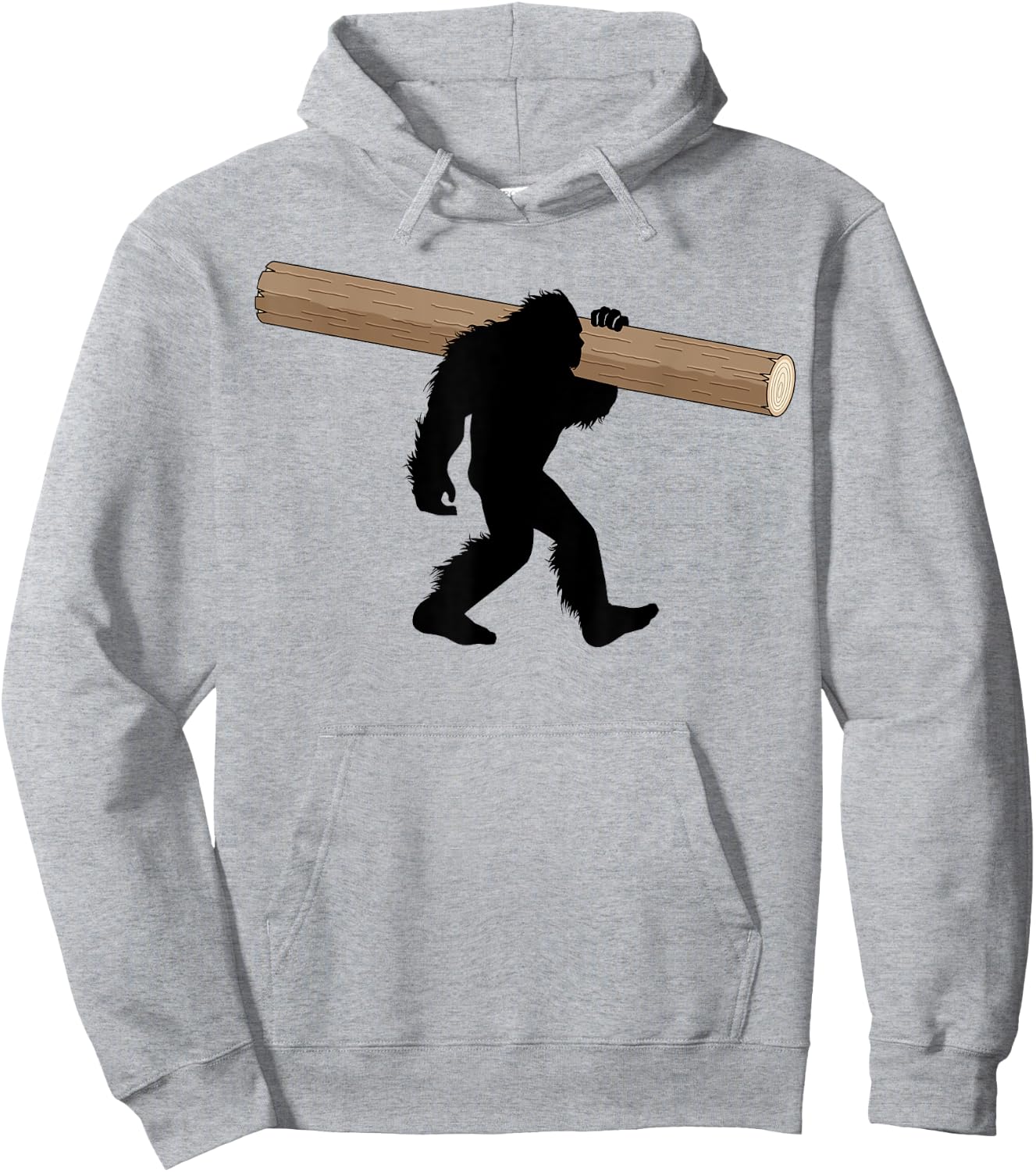 Bigfoot Caber Toss Highland Games Sasquatch Hoodie - Hoodie | Ash