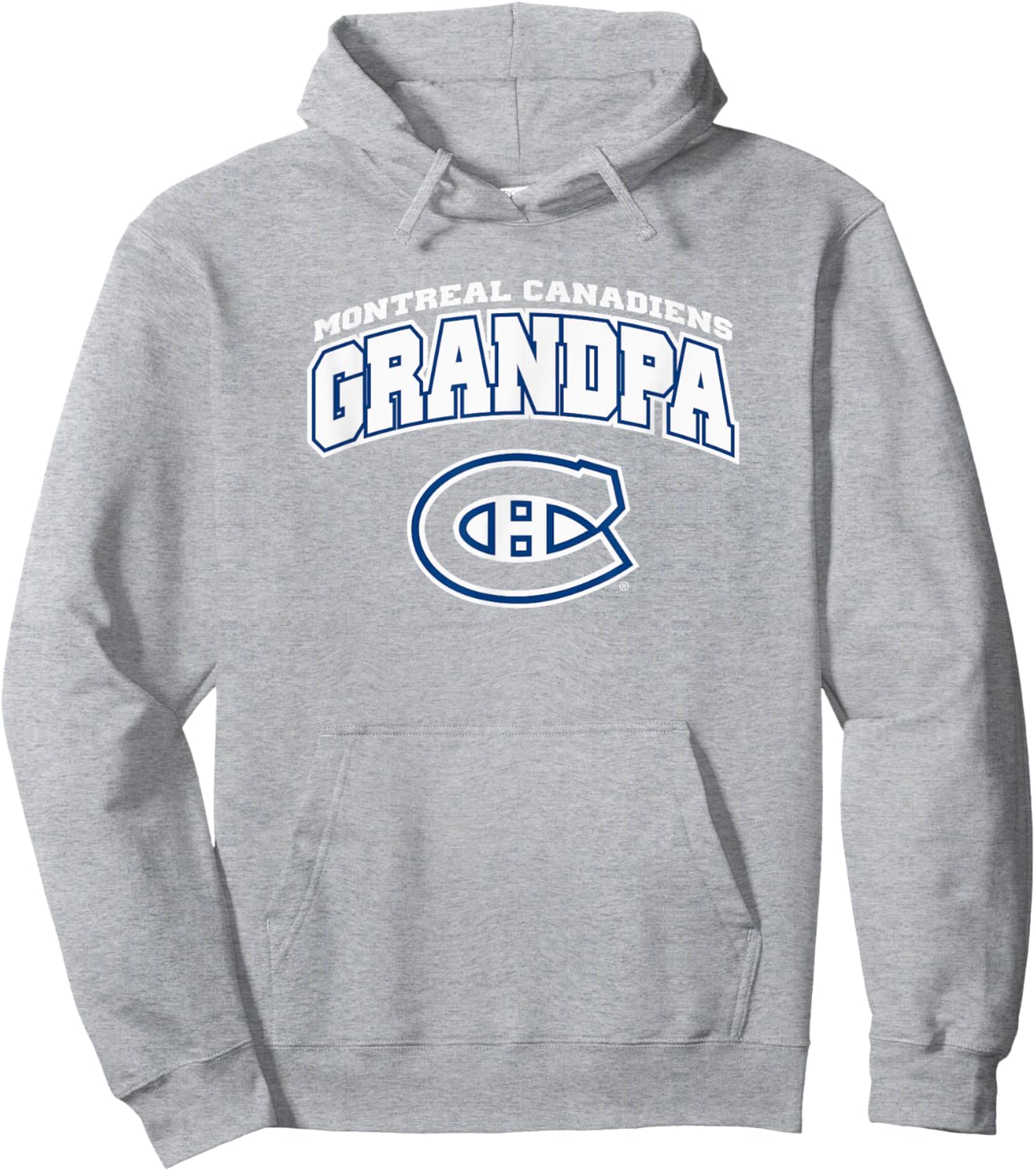 Montreal Canadiens Grandpa Logo Red NHL Officially Licensed Hoodie - Hoodie | Ash