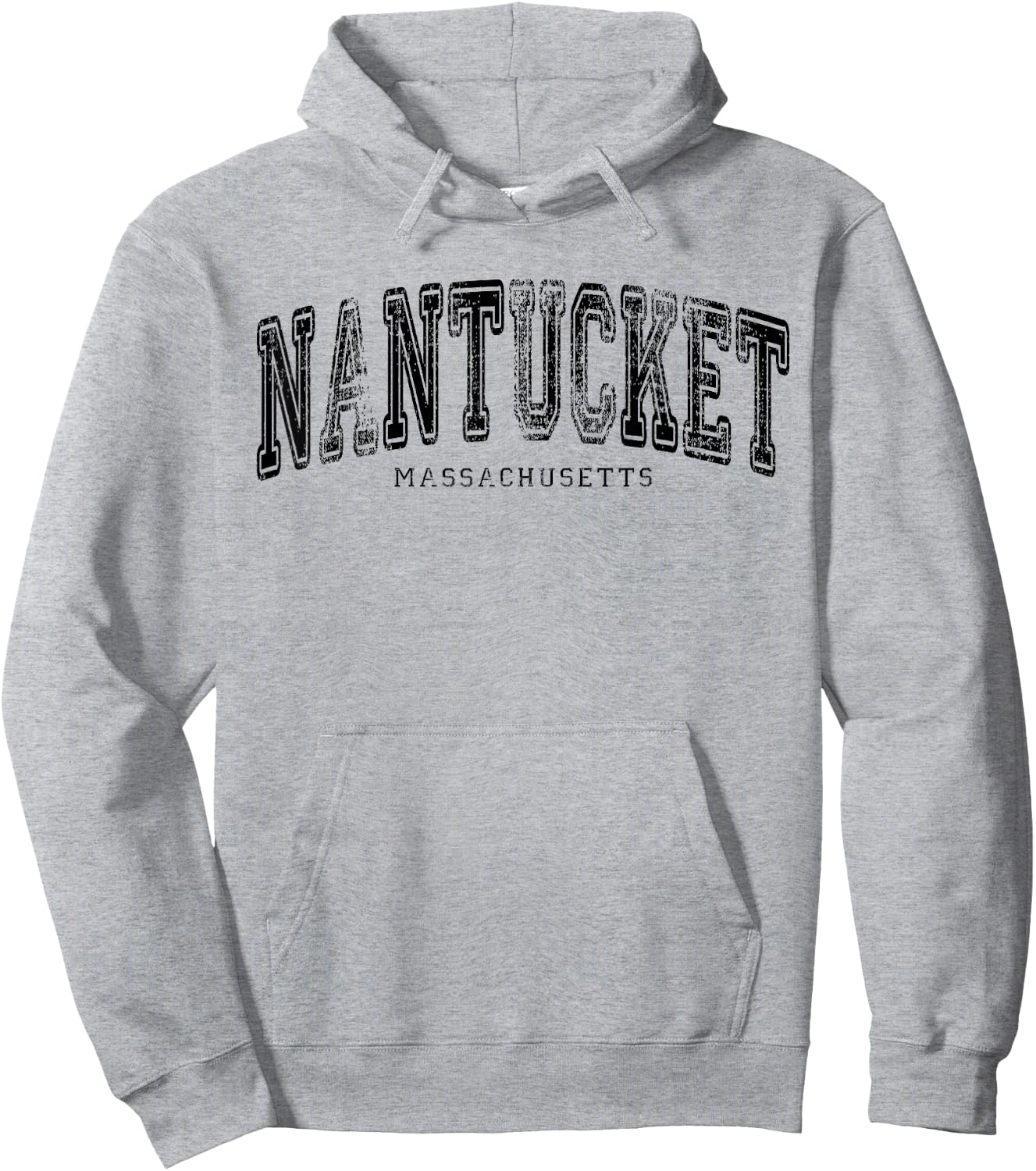Nantucket Massachusetts Vintage Retro US City State Travel Hoodie - Hoodie | Ash